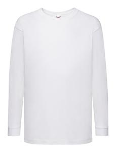 Fruit of the Loom SC61007 - KIDS VALUEWEIGHT LONG SLEEVE (61-007-0) White