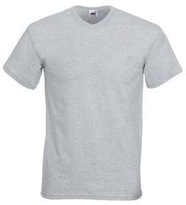 Fruit of the Loom SC22V - Valueweight V-Neck T (61-066-0) Heather Grey