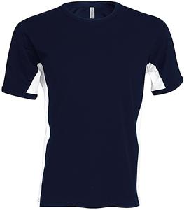 Kariban K340 - TIGER - SHORT SLEEVE BI-COLOUR T-SHIRT Navy/White