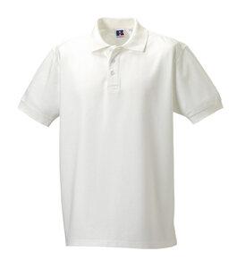 Russell RU577M - Men's Ultimate Cotton Polo White