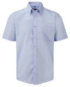 Russell Collection RU957M - Men's Short Sleeve Ultimate Non-Iron Shirt Bright Sky