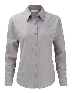 Russell Collection RU932F - Ladies Long Sleeve Easy Care Oxford Shirt