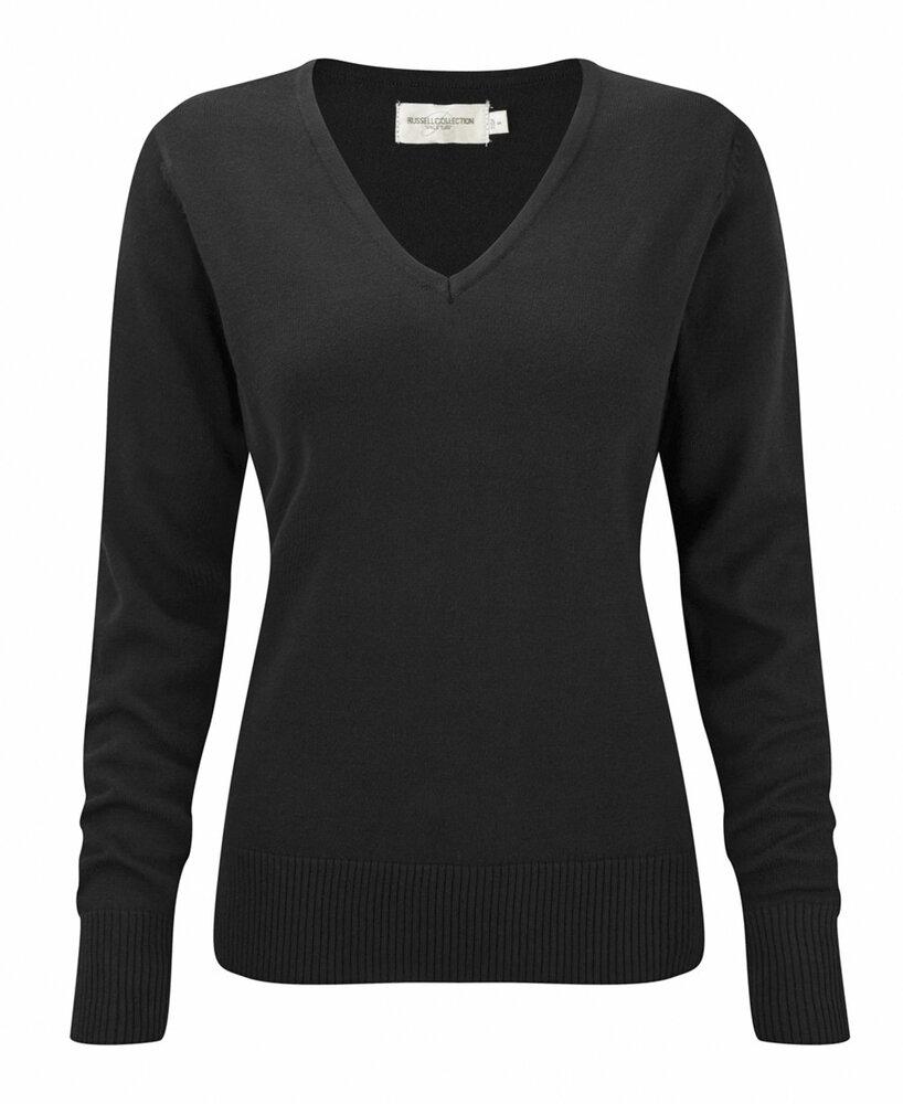 Russell Collection RU710F - Ladies' V-Neck Pullover