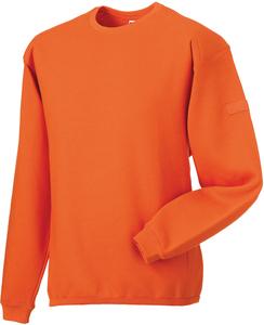 Russell RU013M - Heavy Duty Crew Neck Sweatshirt Orange