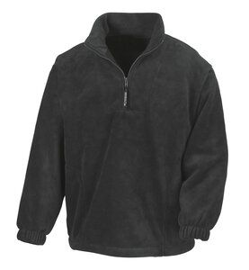 Result R033X - 1/4 Zip Fleece Top Black