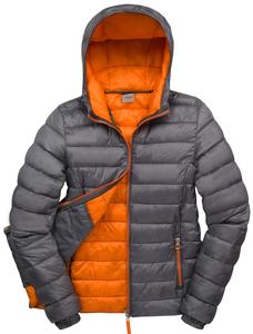 Result Urban Outdoor R194F - Women's Urban snowbird hooded jacket Grey/ Orange