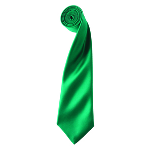 Premier PR750 - 'Colours' Satin Tie Emerald
