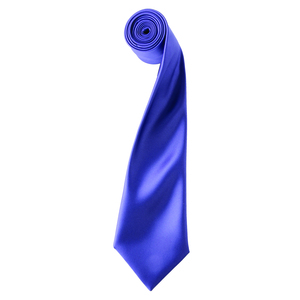 Premier PR750 - 'Colours' Satin Tie Purple