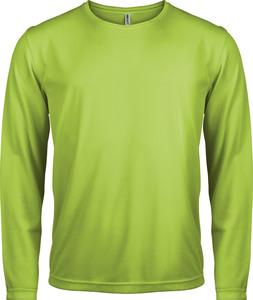 ProAct PA443 - Men's Long Sleeve Sports T-Shirt Lime
