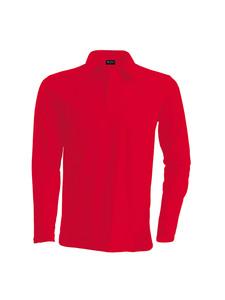 Kariban K243 - MEN'S LONG SLEEVE PIQUE POLO SHIRT Red