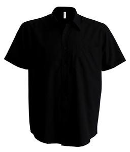 Kariban K543 - MEN'S SHORT SLEEVE EASY CARE COTTON POPLIN SHIRT Black