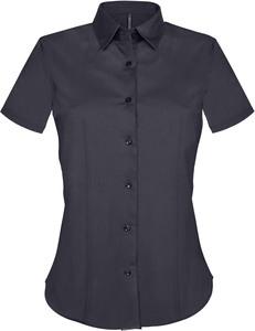 Kariban K532 - LADIES' SHORT SLEEVE STRETCH SHIRT Navy