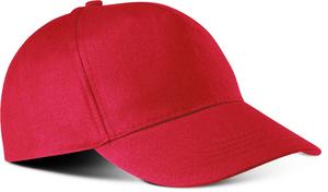 K-up KP116 - COTTON CAP - 5 PANELS Red