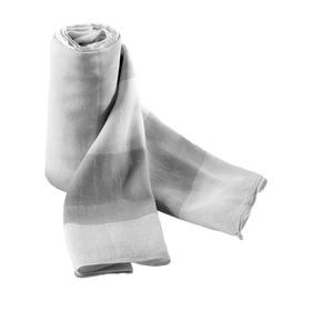 K-up KP067 - CHECHE SCARF Light Grey / White