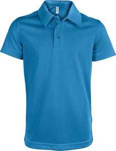 ProAct PA484 - KIDS' POLO SHIRT Aqua Blue