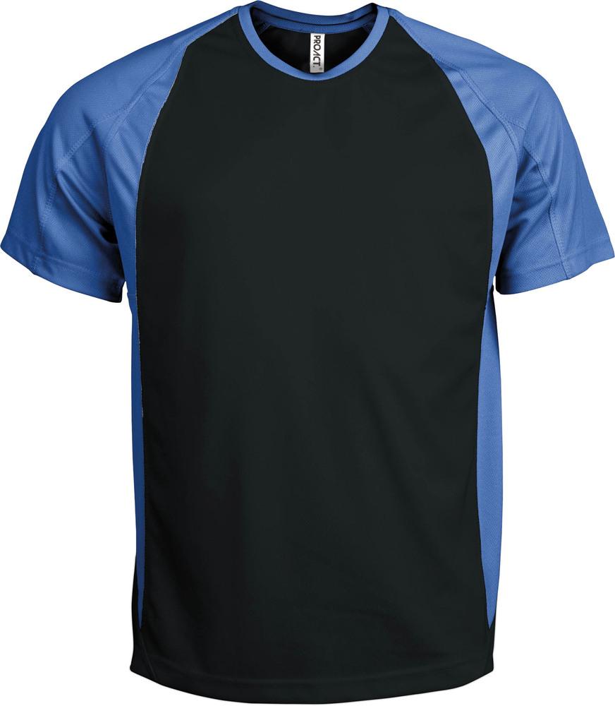 ProAct PA467 - MEN'S BICOLOUR SHORT SLEEVE CREW NECK T-SHIRT