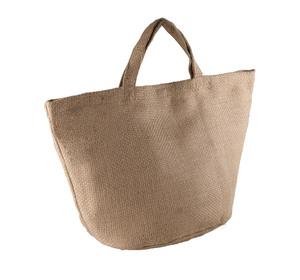 Kimood KI0227 - FASHIONABLE 100% NATURAL YARN DYED JUTE BAG