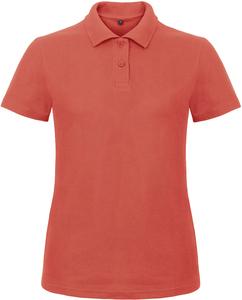 B&C CGPWI11 - ID.001 WOMAN PIQUE POLO Pixel Coral