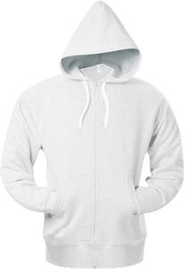 Kariban K444 - ZIP HOODED SWEATSHIRT White