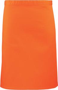Premier PR151 - 'Colours' Mid Length Apron Orange