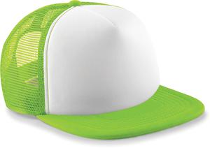 Beechfield B645 - Vintage Snapback Trucker Lime Green / White