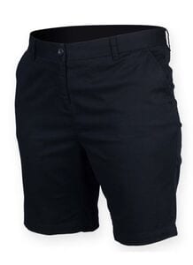 Front Row FR606 - Ladies Stretch Chino Shorts Navy