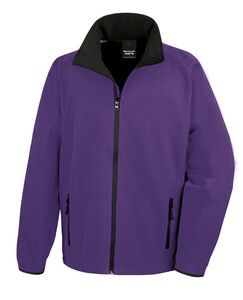 Result R231M - Core Printable Soft Shell Purple/ Black