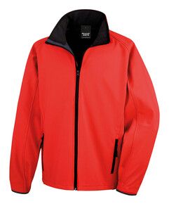Result R231M - Core Printable Soft Shell Red / Black