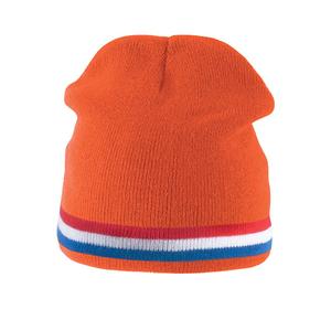 K-up KP515 - BEANIE HAT WITH BI-COLOUR BOTTOM BAND