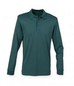 Henbury H478 - Long Sleeve Coolplus® Pique Polo Shirt
