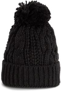K-up KP550 - Knitted beanie Black