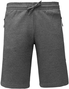 Proact PA1022 - Adult fleece multisport bermuda shorts Grey Heather