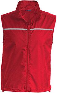 Proact PA234 - Running gilet with mesh back Red