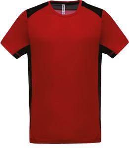 Proact PA478 - Two-tone sports T-shirt Red / Black