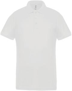 Proact PA489 - Men's performance piqué polo shirt White