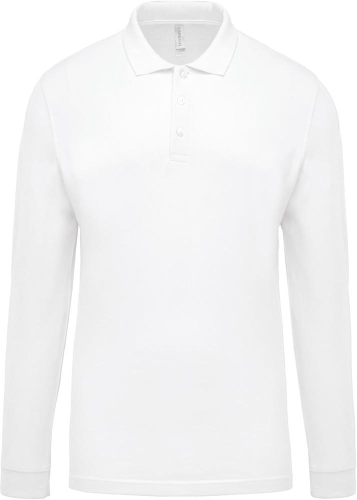 Kariban K256 - Men's long-sleeved piqué polo shirt