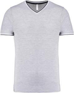 Kariban K374 - Mens piqué knit V-neck T-shirt