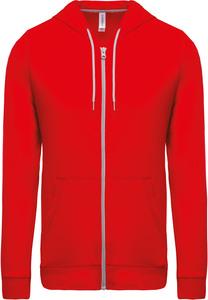 Kariban K438 - LIGHTWEIGHT COTTONHOODED SWEATSHIRT Red