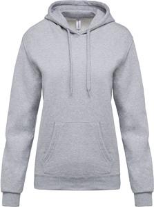 Kariban K473 - Ladies’ hooded sweatshirt Oxford Grey