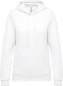 Kariban K473 - Ladies’ hooded sweatshirt White