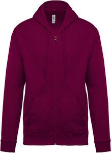 Kariban K479 - Full zip hoodedsweatshirt Wine