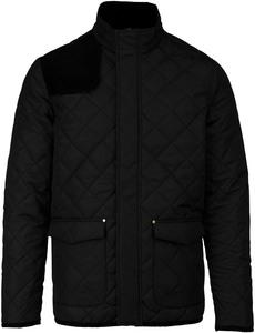 Kariban K6126 - Men’s quilted jacket Black / Black
