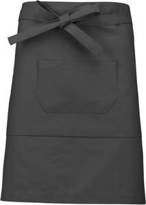 Kariban K898 - Cotton Mid-length apron Dark Grey