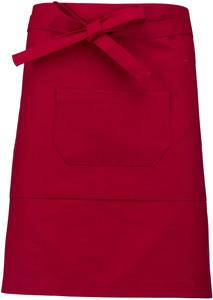 Kariban K898 - Cotton Mid-length apron Red