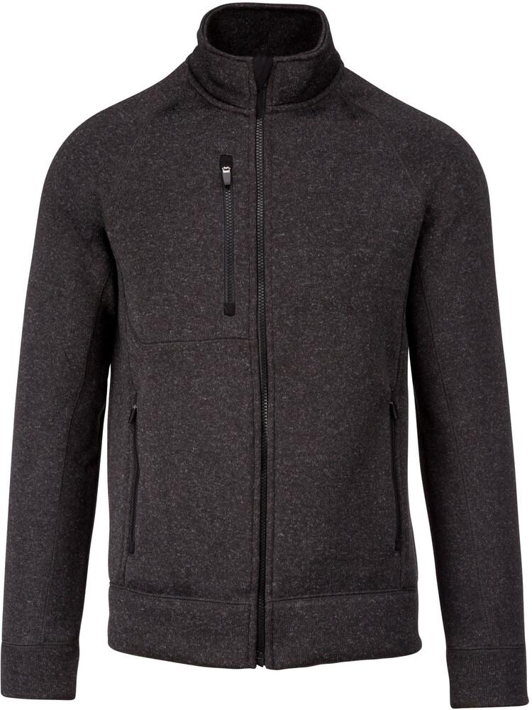 Kariban K9106 - Men's full zip heather jacket