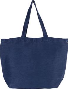 Kimood KI0231 - Large lined juco bag Washed Midnight Blue