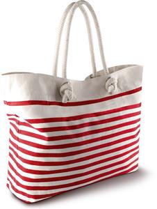 Kimood KI0242 - Beach bag Natural / Red