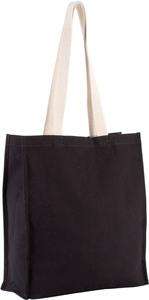 Kimood KI0251 - Tote bag with gusset Black