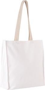 Kimood KI0251 - Tote bag with gusset White