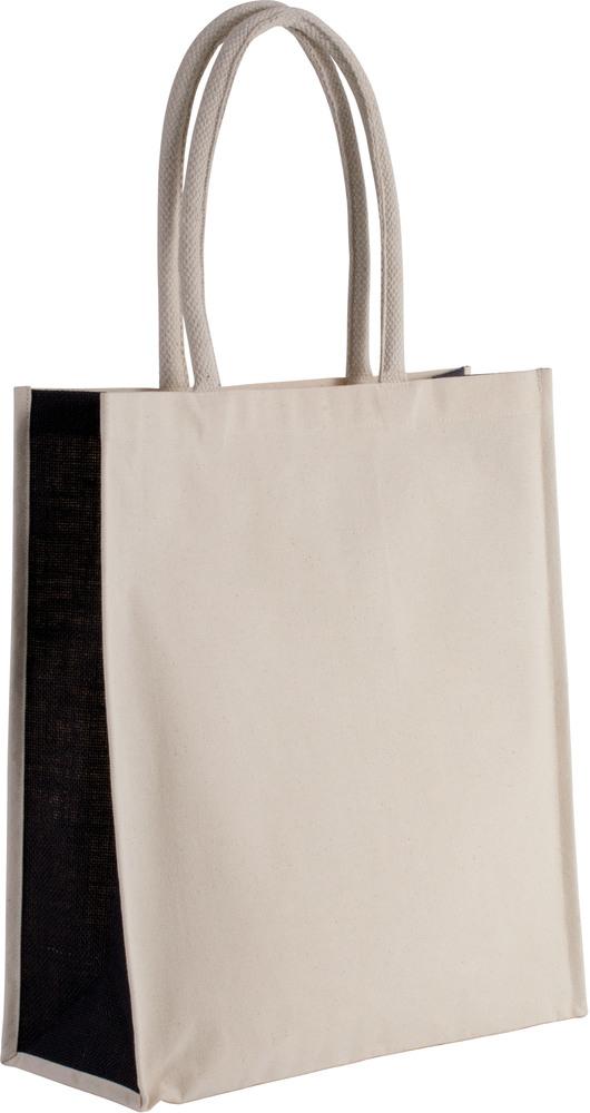 Kimood KI0253 - Cotton/jute tote bag - 23 L